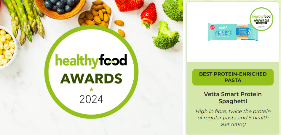 Vetta Wins Health Food Award!